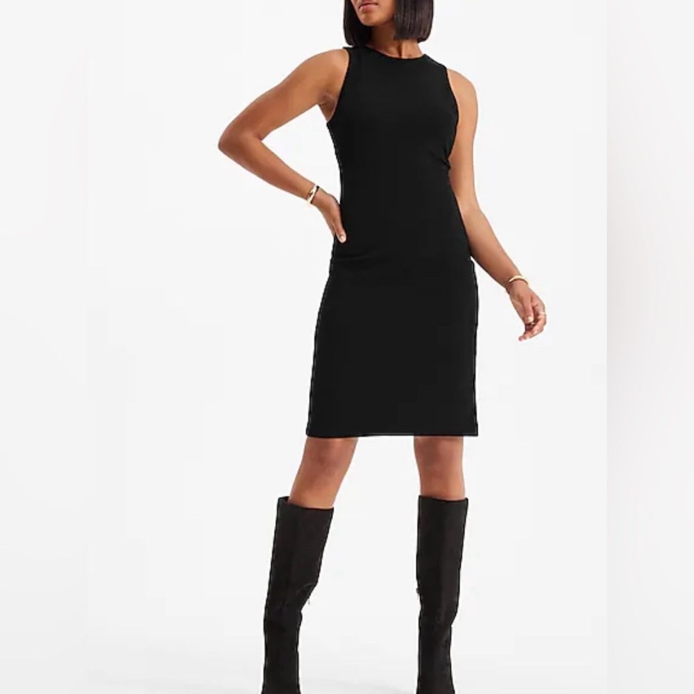 #5 Express High Neck Midi Sheath Dress